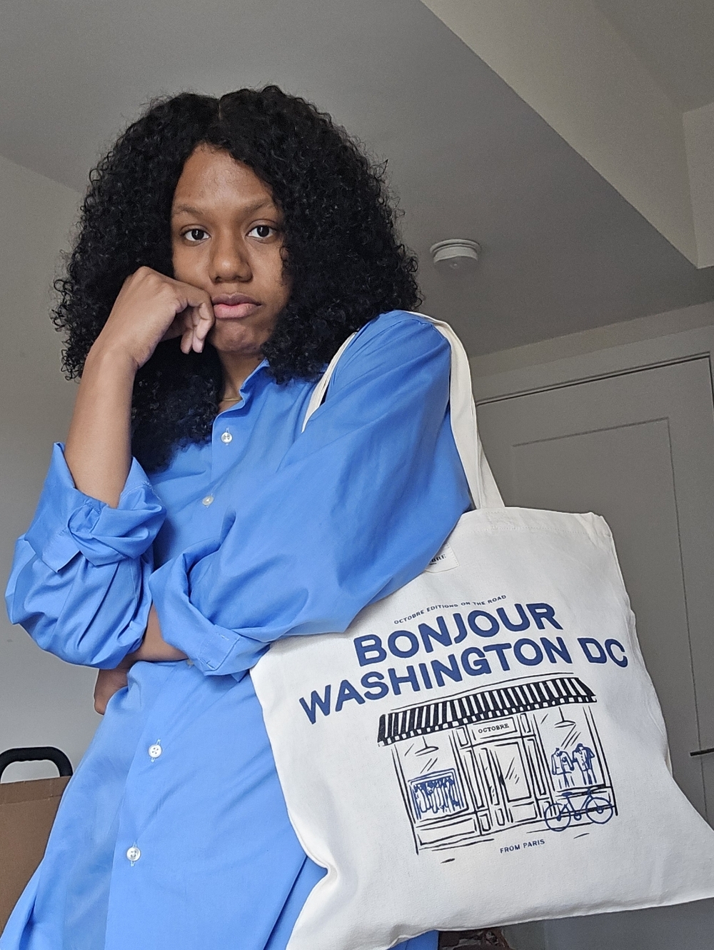 Octobre Bonjour Washington D.C. Tote - Picture 3 of 3